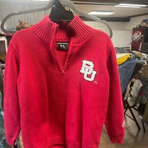 Alma Mater Baylor University Boys YL  Sweater